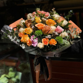 Çankaya Çiçekçiler Autum Butique Rose - İthal Gül Buketi