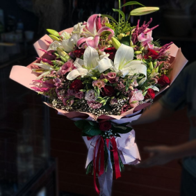  Kızılay Çiçek Gönder Large Mixed Bouquet - Karışık Mevsim Buketi Serisi