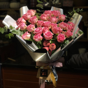  Çankaya Çiçekçiler Romantica Soft - Pembe Gül Buketi